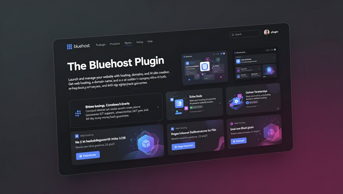 Preview of The Bluehost Plugin