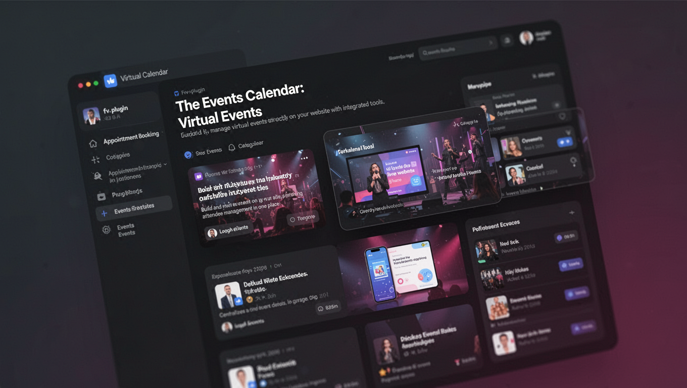 Preview of The Events Calendar: Virtual Events
