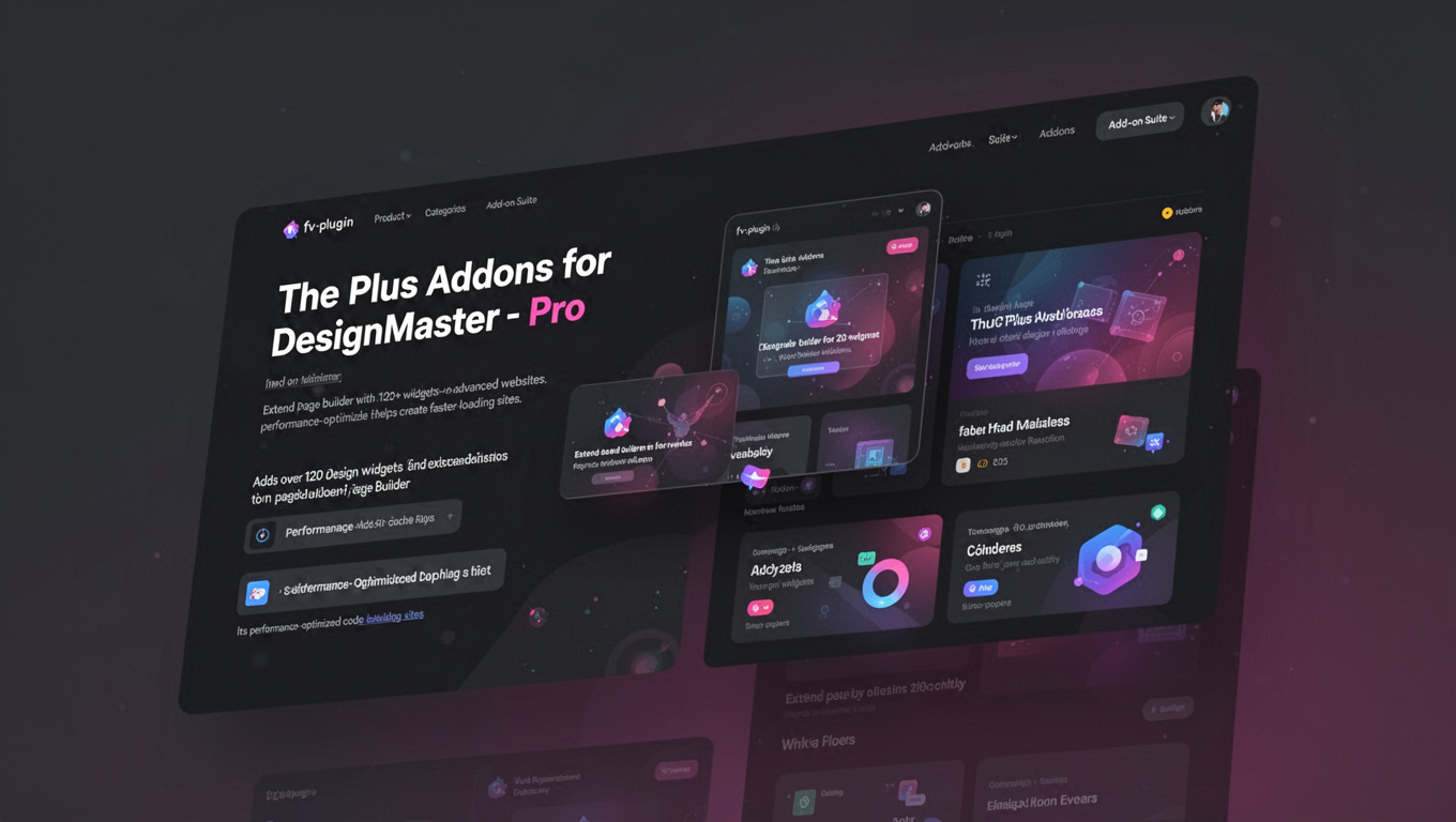 Preview of The Plus Addons for DesignMaster - Pro