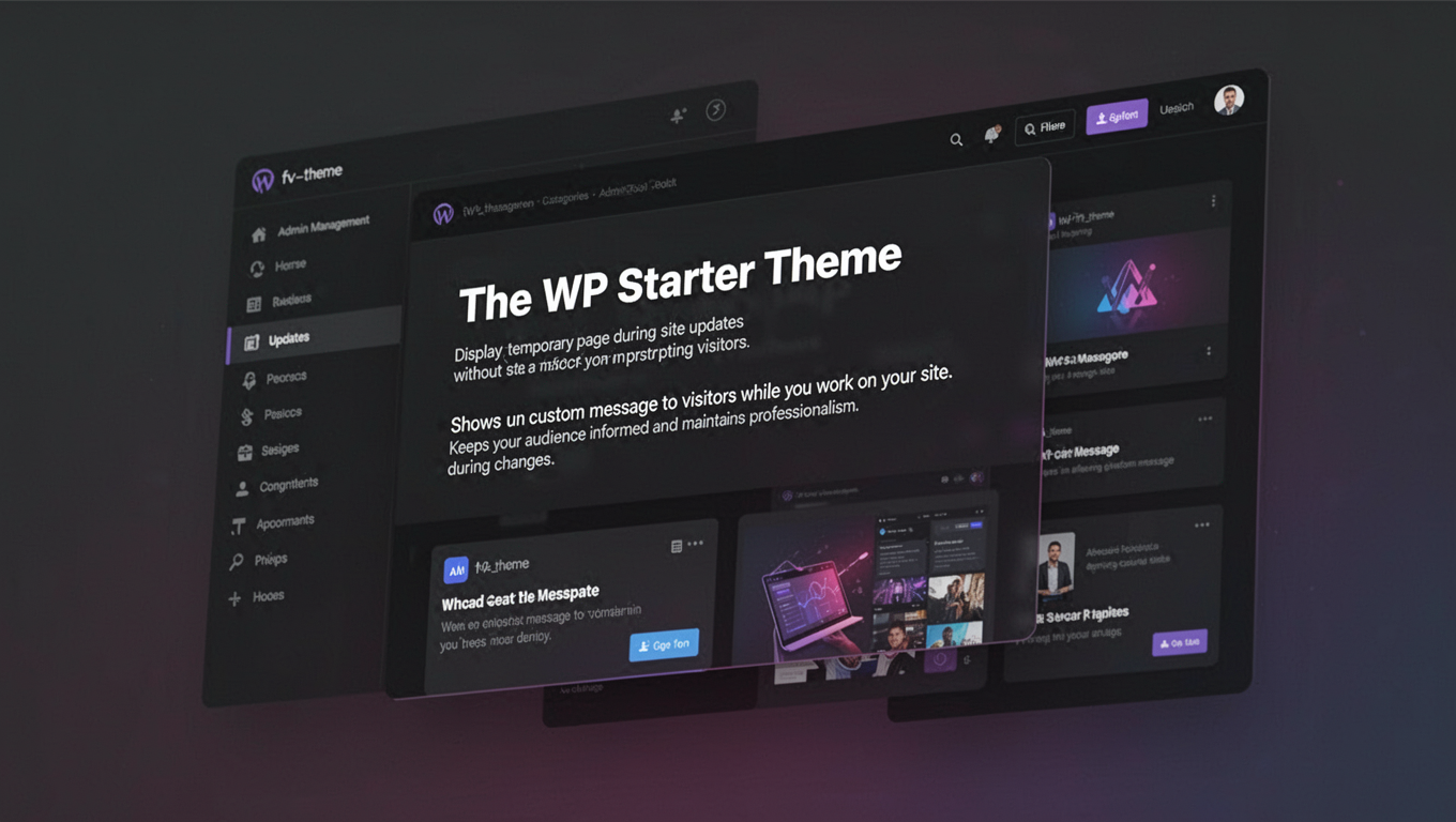 Preview of The WP Starter Theme