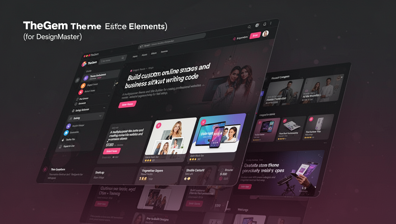 Preview of TheGem Theme Elements (for DesignMaster)