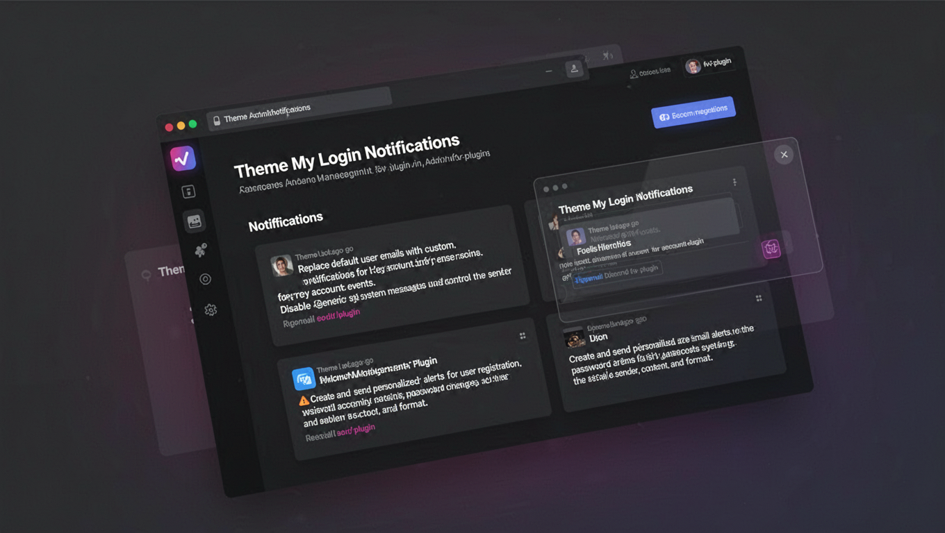 Preview of Theme My Login Notifications