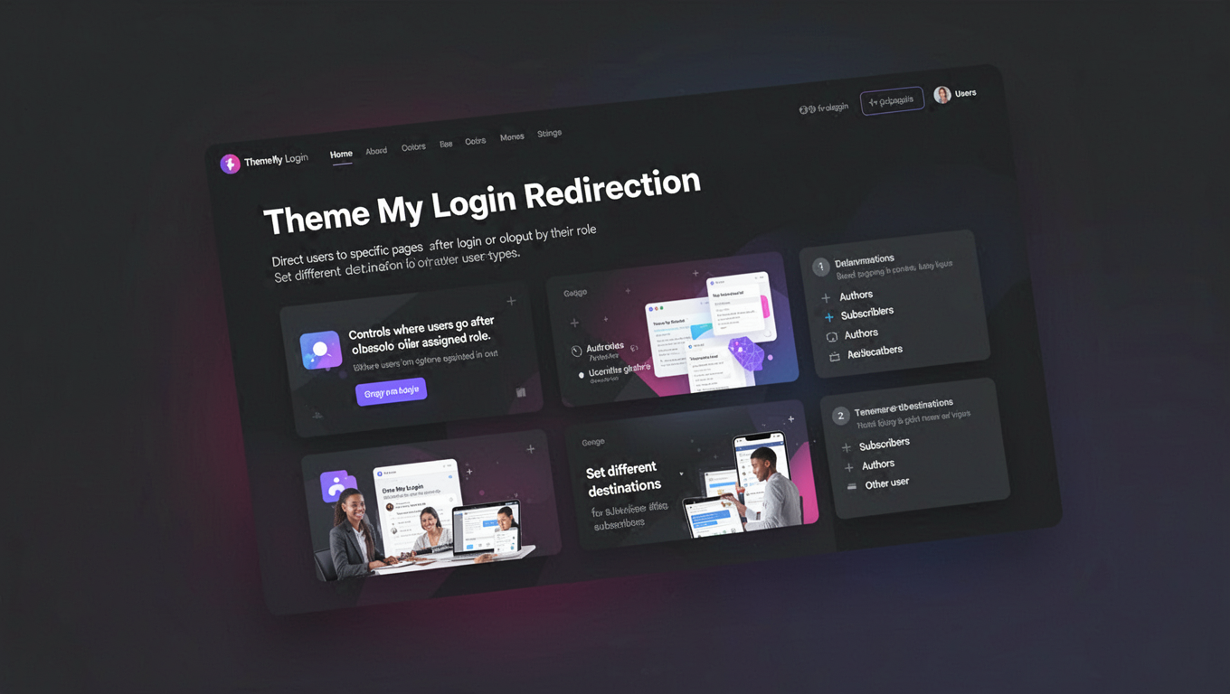 Preview of Theme My Login Redirection