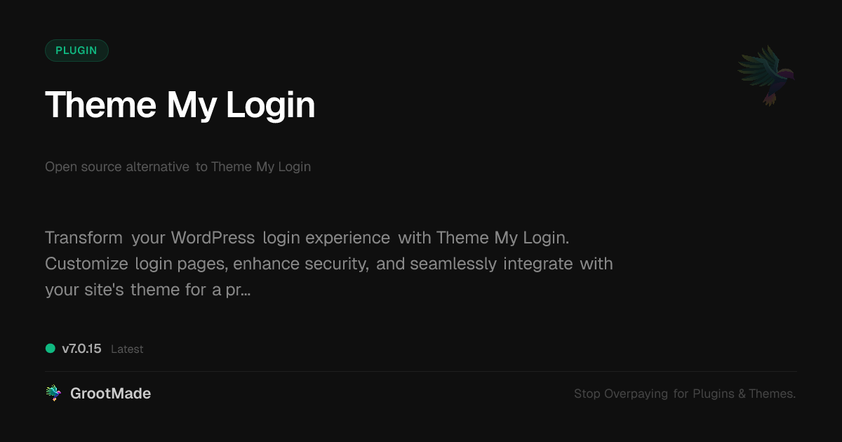Preview of Theme My Login