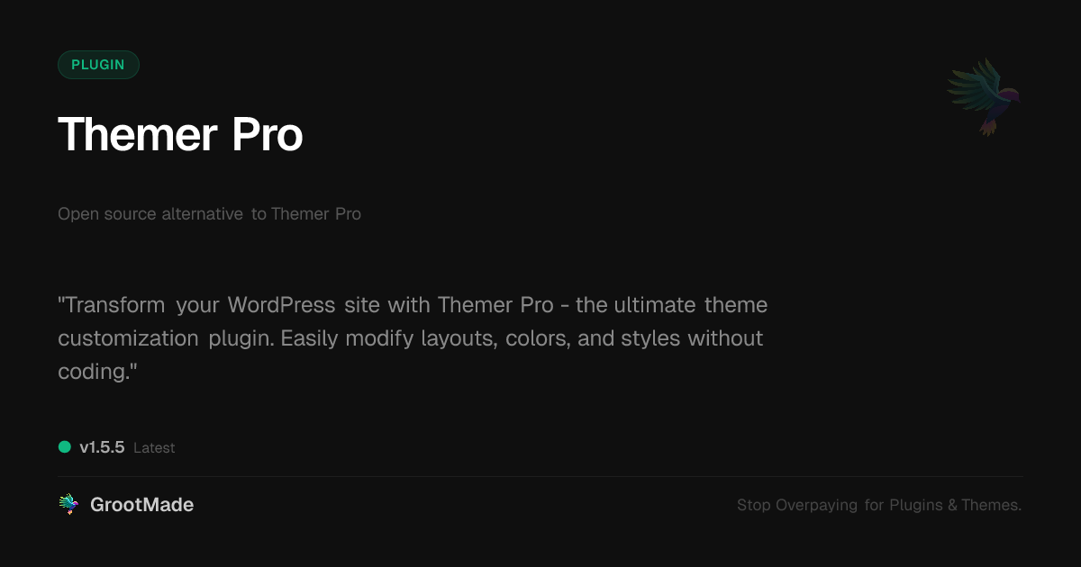 Preview of Themer Pro