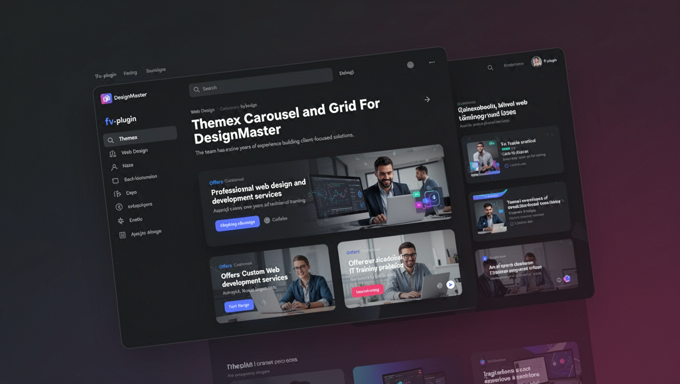 Preview of Themex Carousel and Grid For DesignMaster