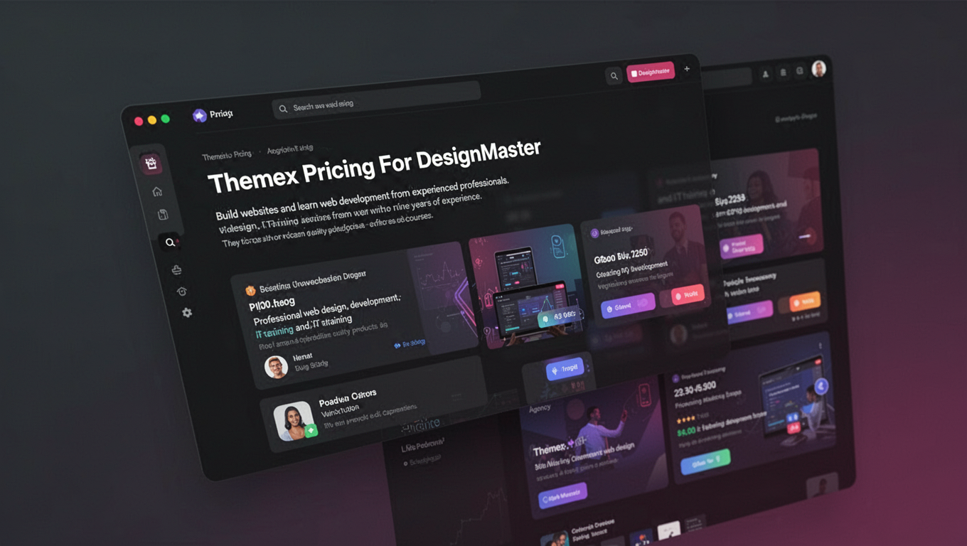 Preview of Themex Pricing For DesignMaster