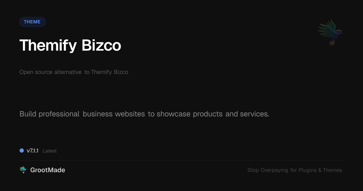 Preview of Themify Bizco