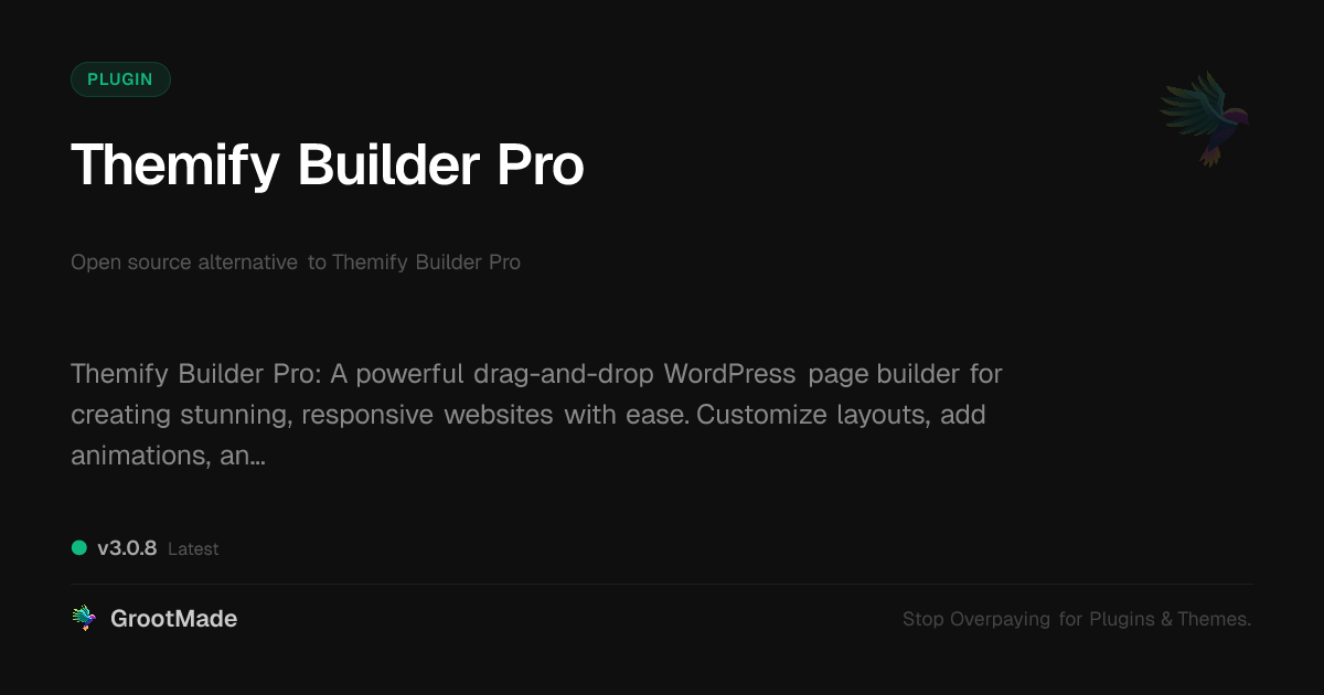Preview of Themify Builder Pro
