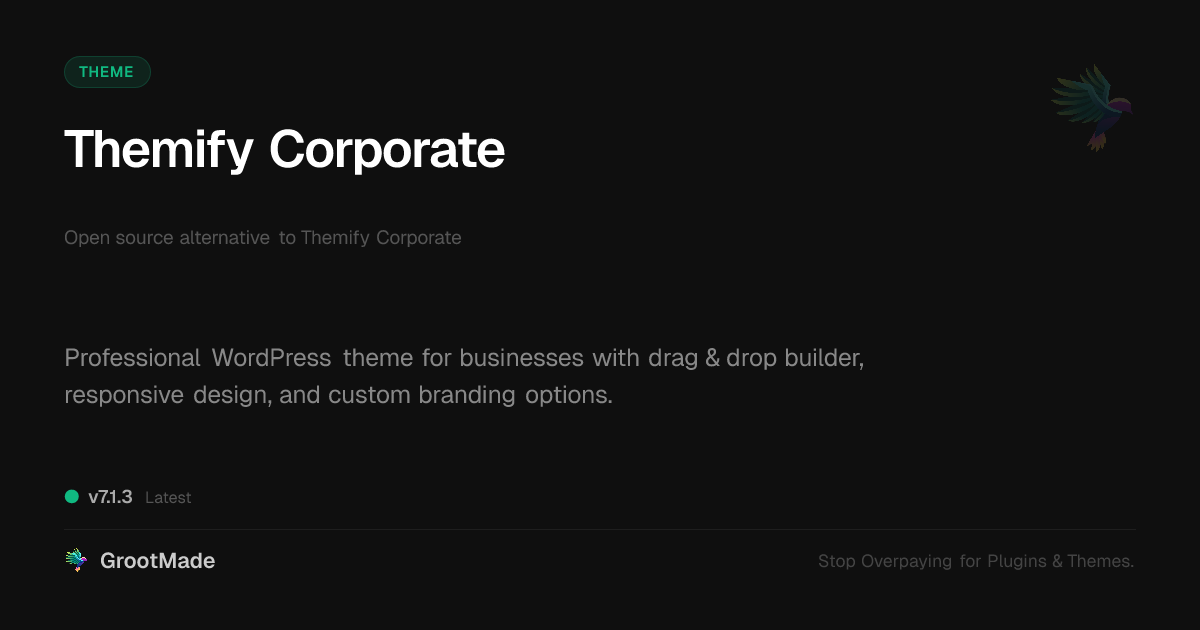 Preview of Themify Corporate
