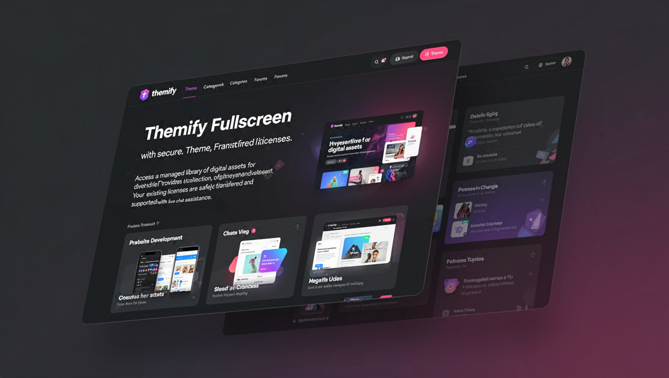 Preview of Themify Fullscreen
