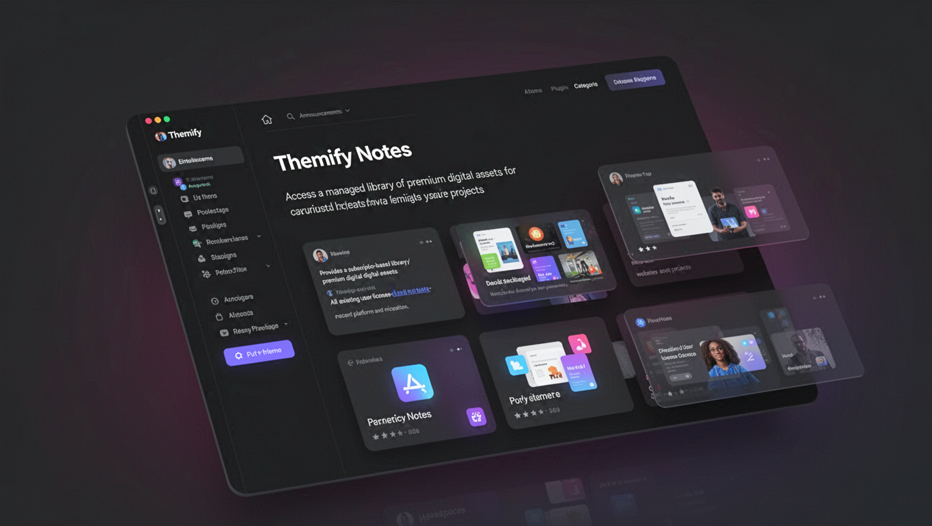 Preview of Themify Notes