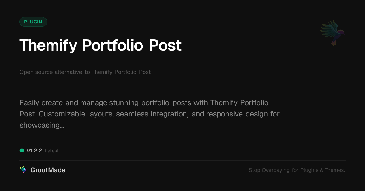 Preview of Themify Portfolio Post