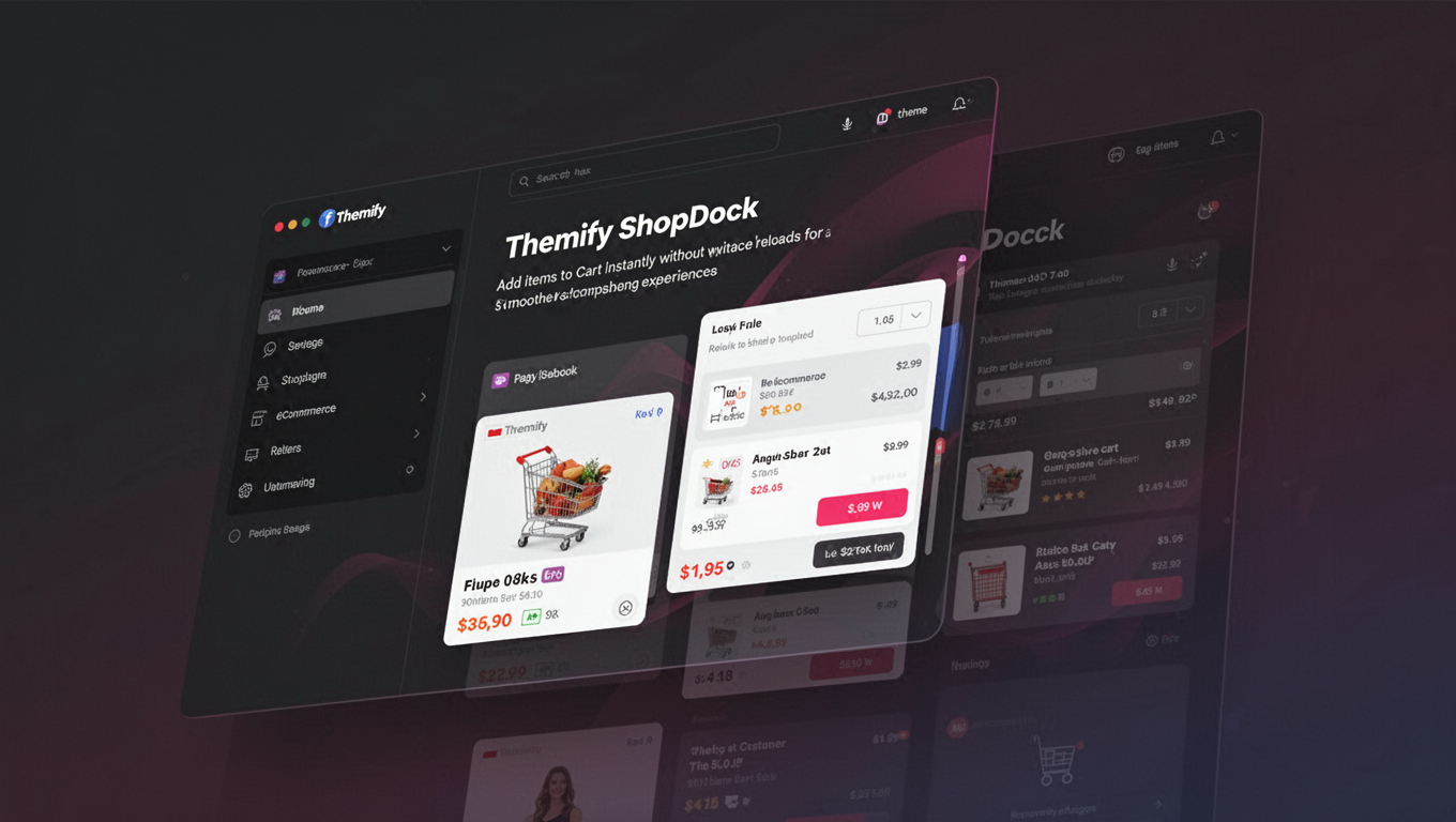 Preview of Themify ShopDock