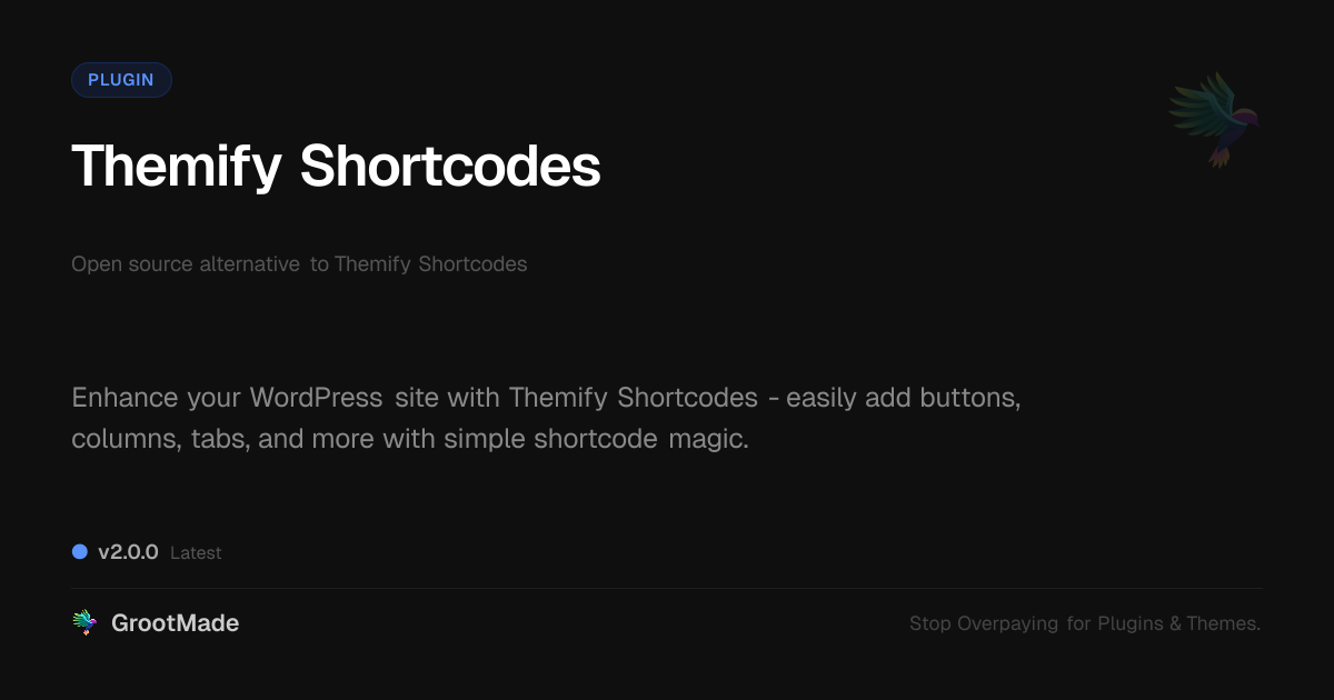 Preview of Themify Shortcodes