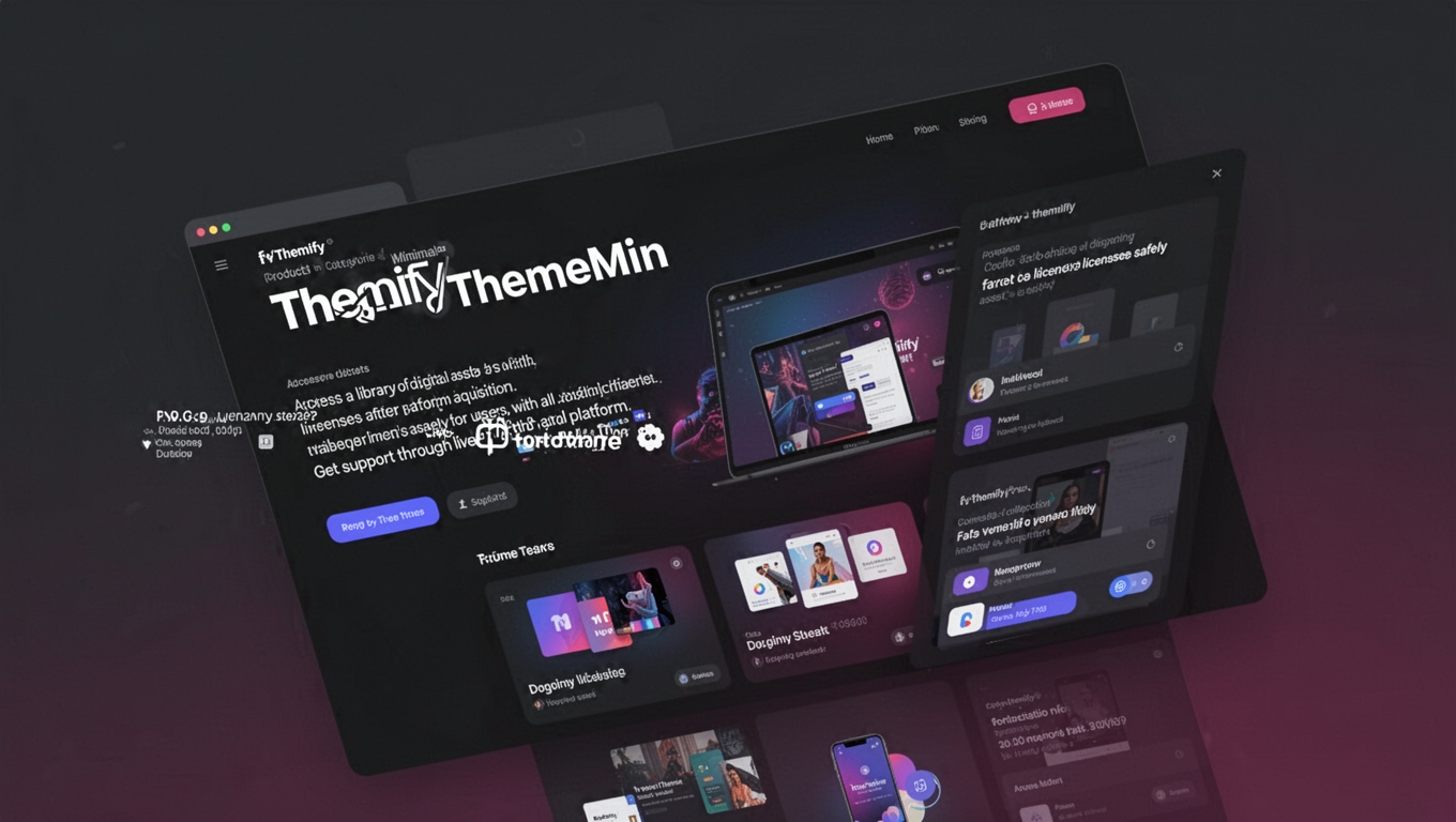 Preview of Themify ThemeMin