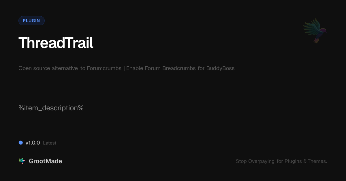 Preview of ThreadTrail