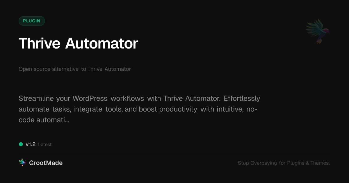 Preview of Thrive Automator
