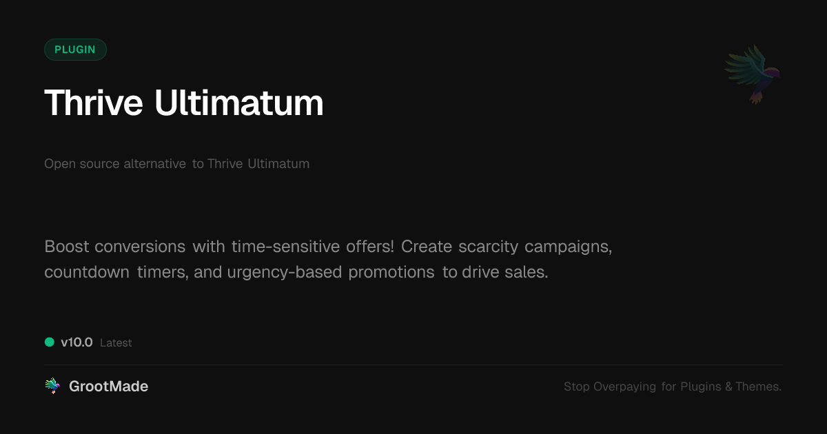 Preview of Thrive Ultimatum