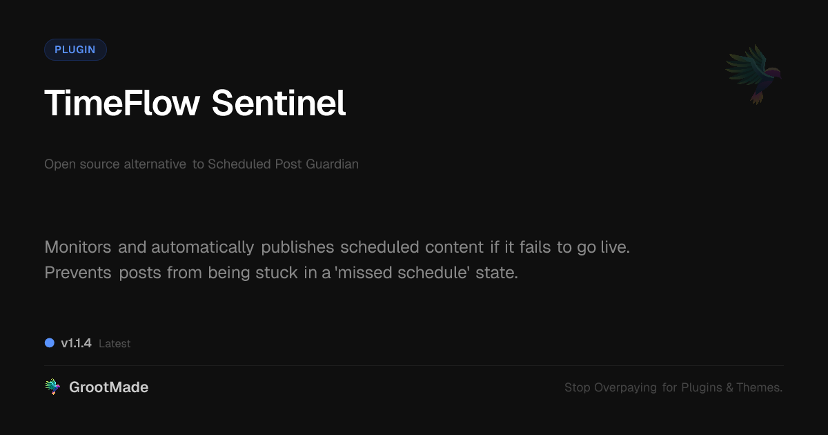 Preview of TimeFlow Sentinel