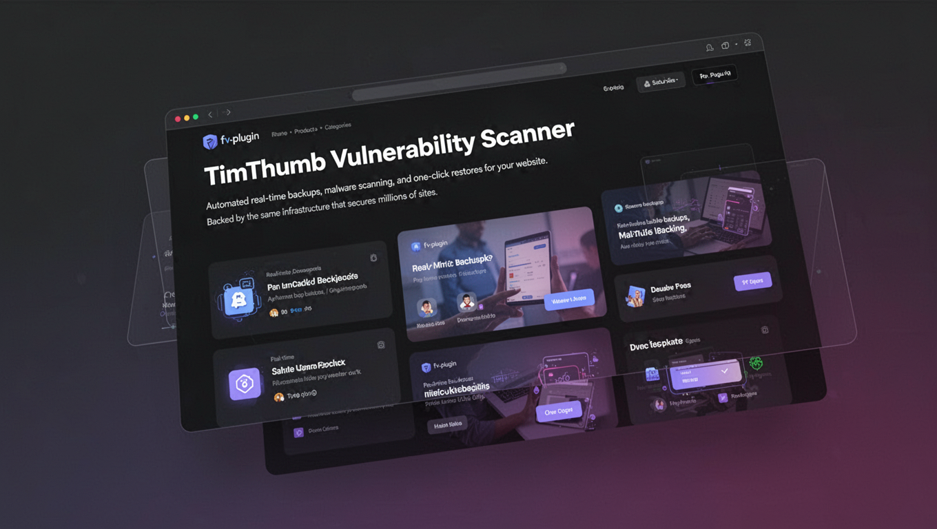 Preview of TimThumb Vulnerability Scanner