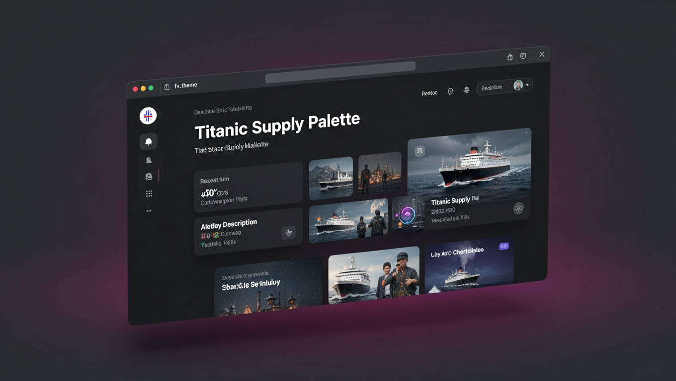 Preview of Titanic Supply Palette