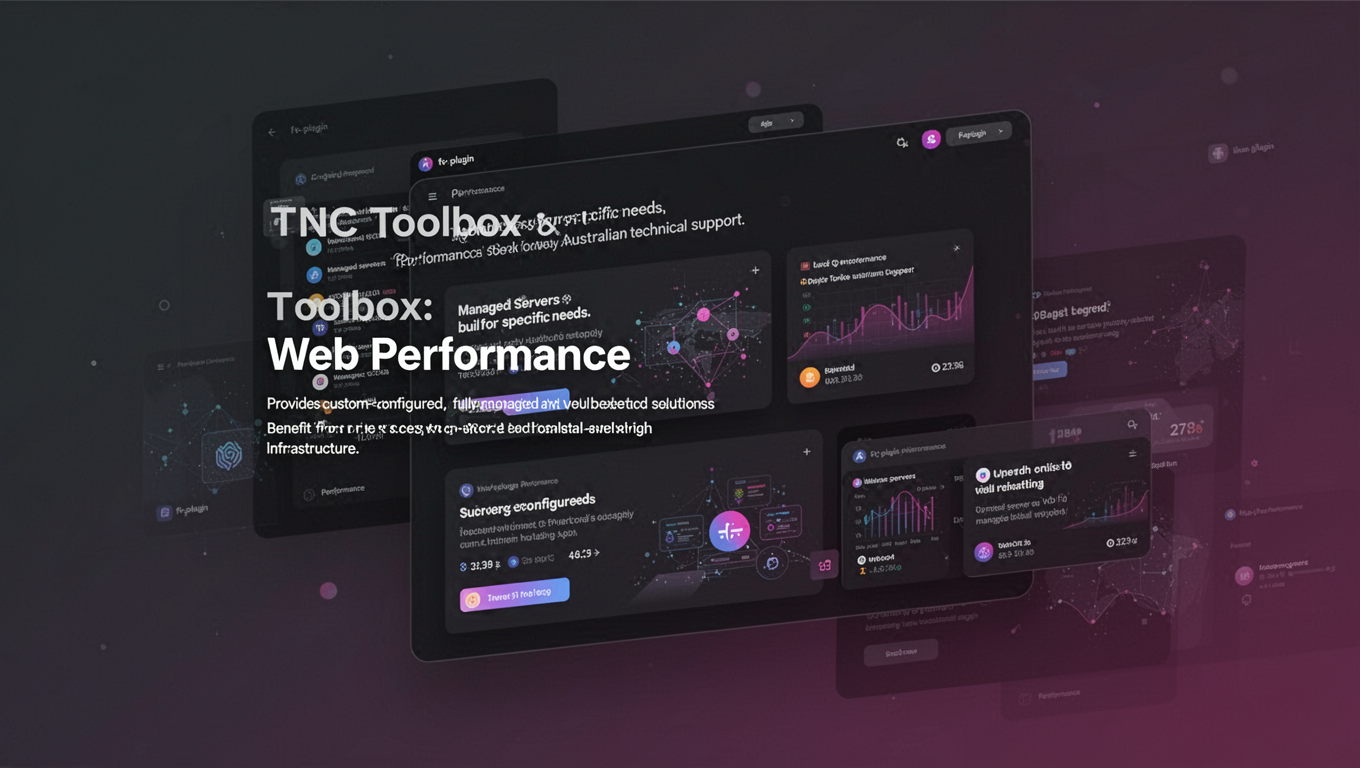 Preview of TNC Toolbox: Web Performance