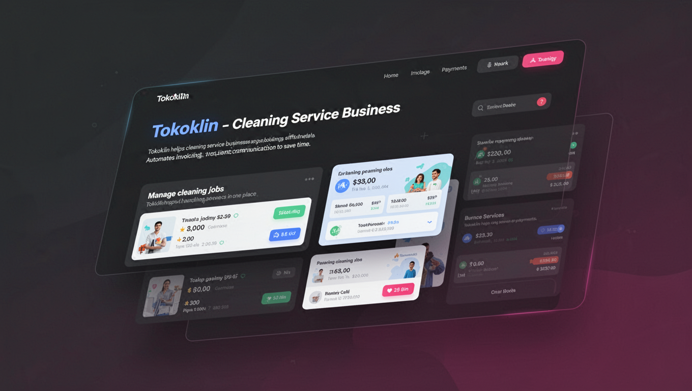 Preview of Tokoklin - Cleaning Service Business