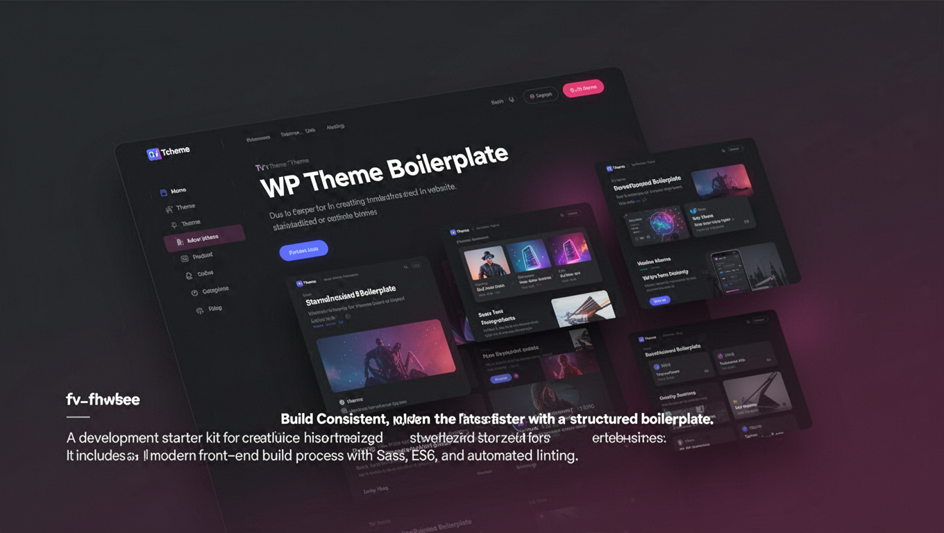 Preview of Tonik WP Theme Boilerplate