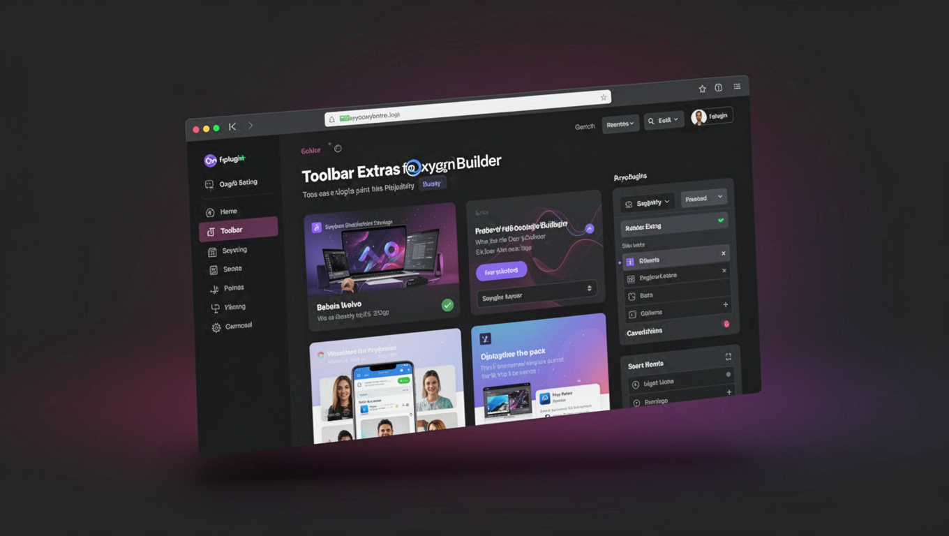 Preview of Toolbar Extras for Oxygen Builder