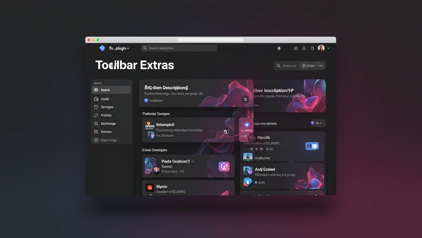 Preview of Toolbar Extras