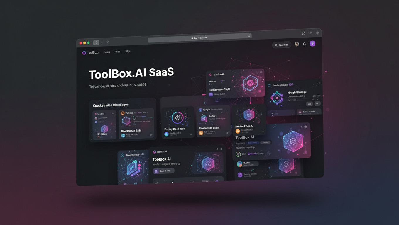 Preview of ToolBox.AI SaaS