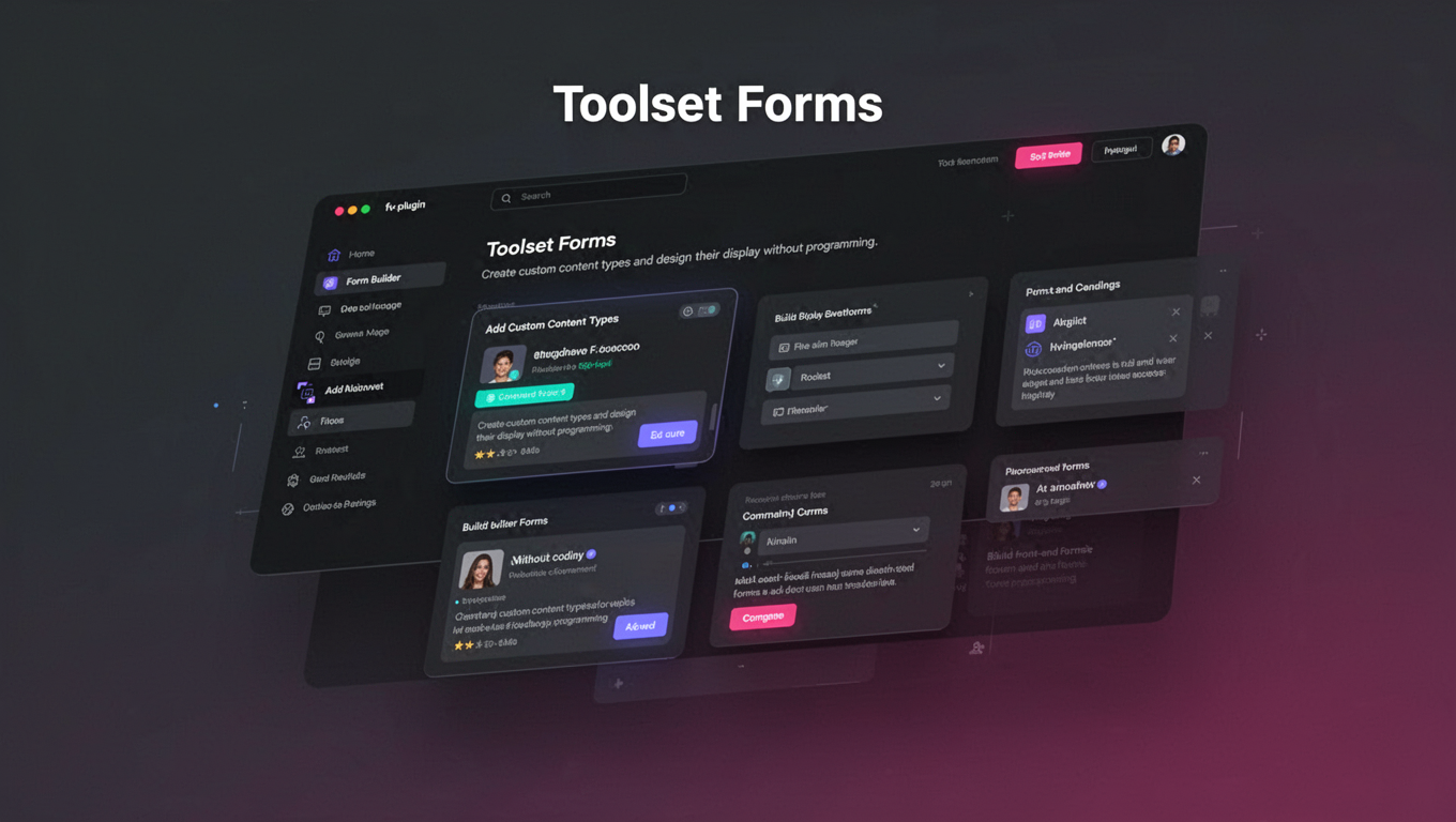 Preview of Toolset Forms