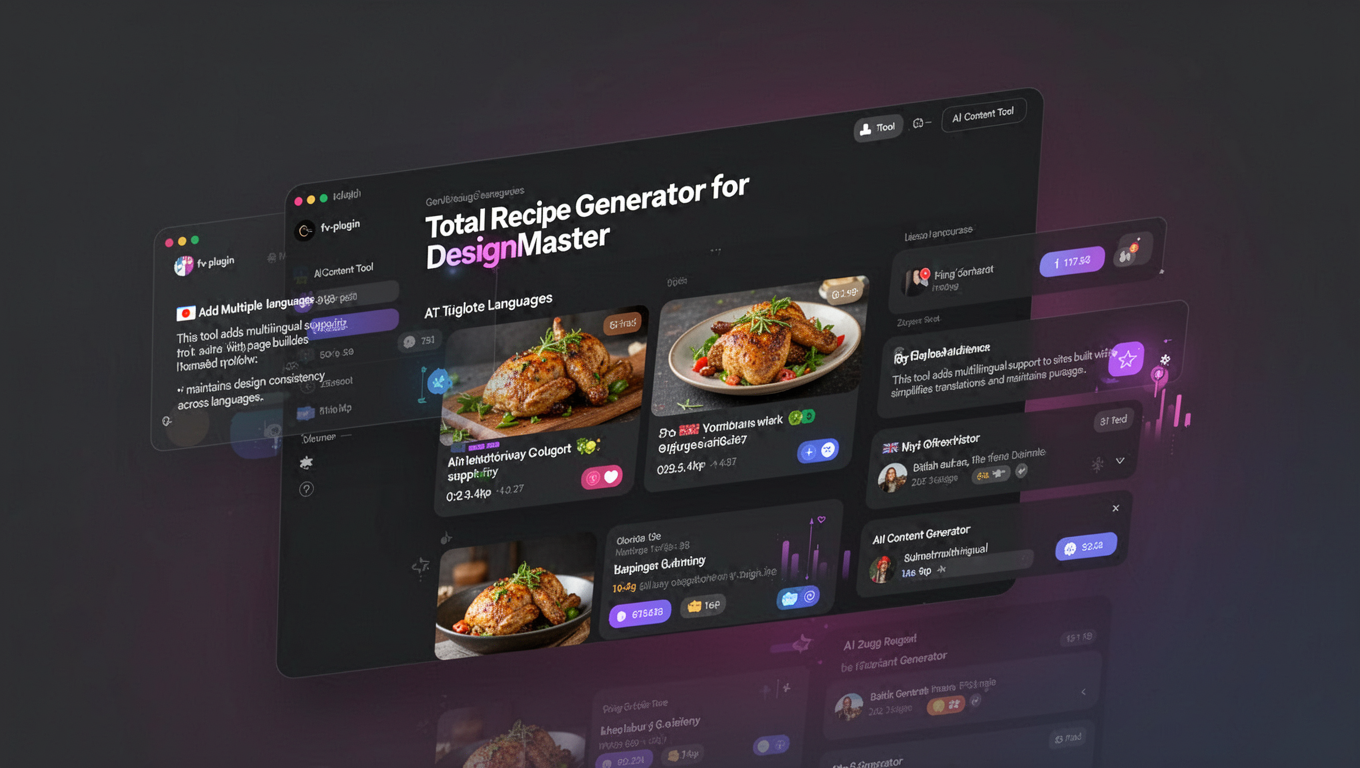 Preview of Total Recipe Generator for DesignMaster