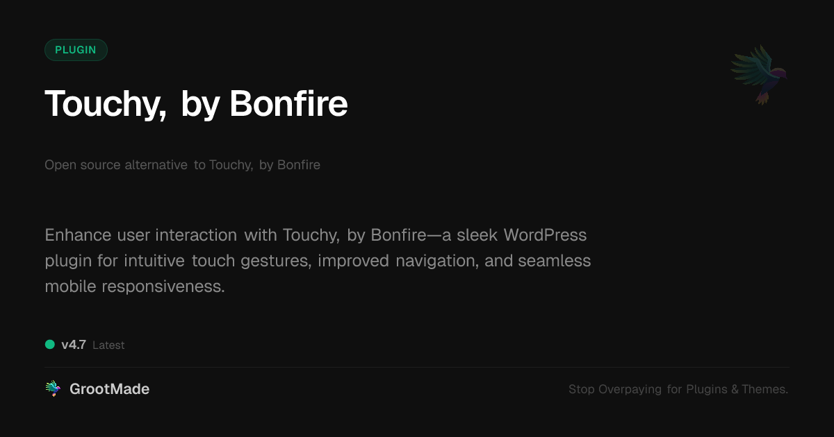Preview of Touchy, by Bonfire