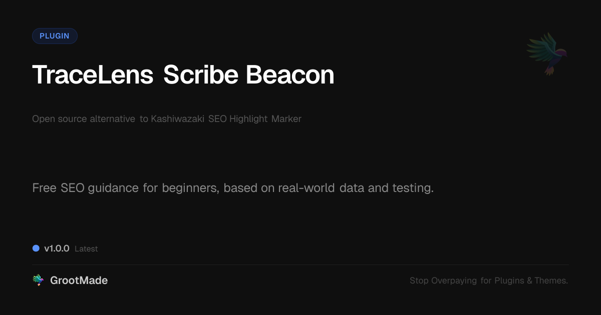 Preview of TraceLens Scribe Beacon