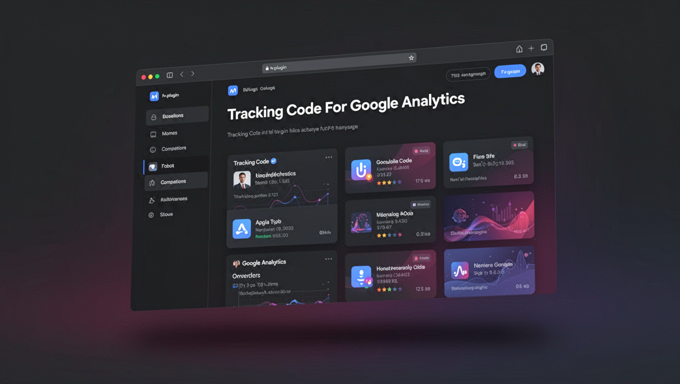 Preview of Tracking Code For Google Analytics