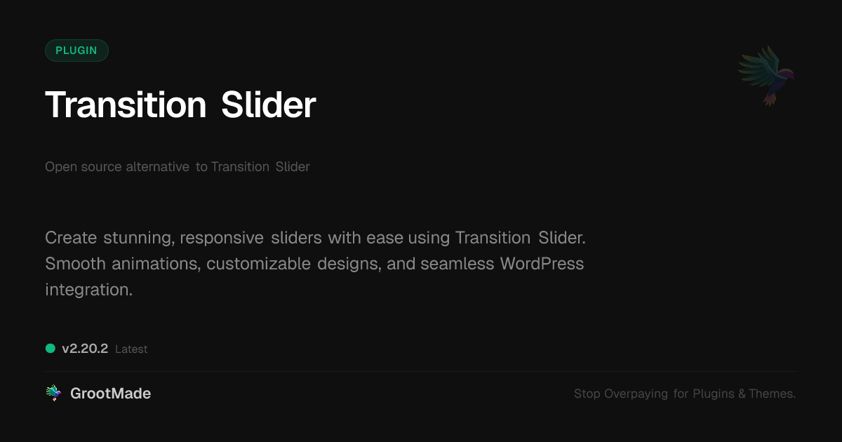 Preview of Transition Slider