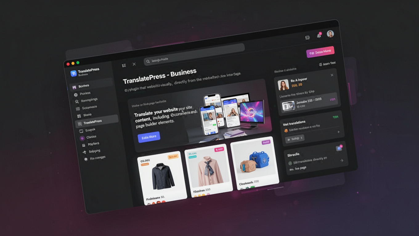 Preview of TranslatePress - Business