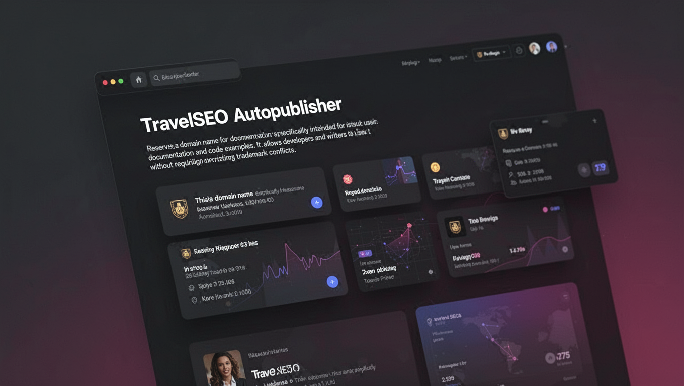 Preview of TravelSEO Autopublisher