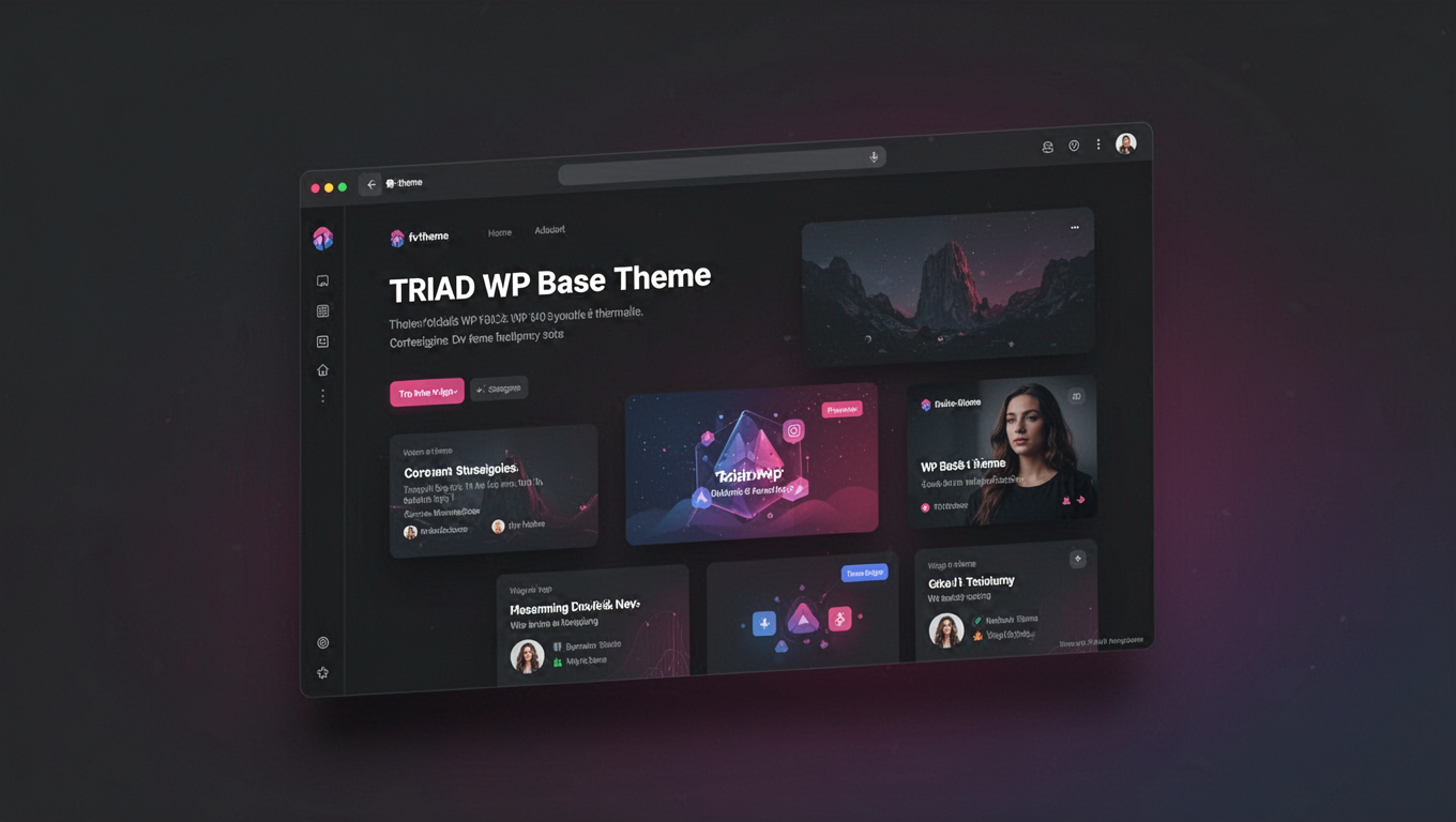Preview of TRIAD WP Base Theme