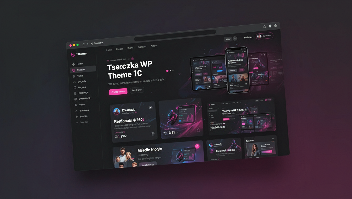 Preview of Tseczka WP Theme