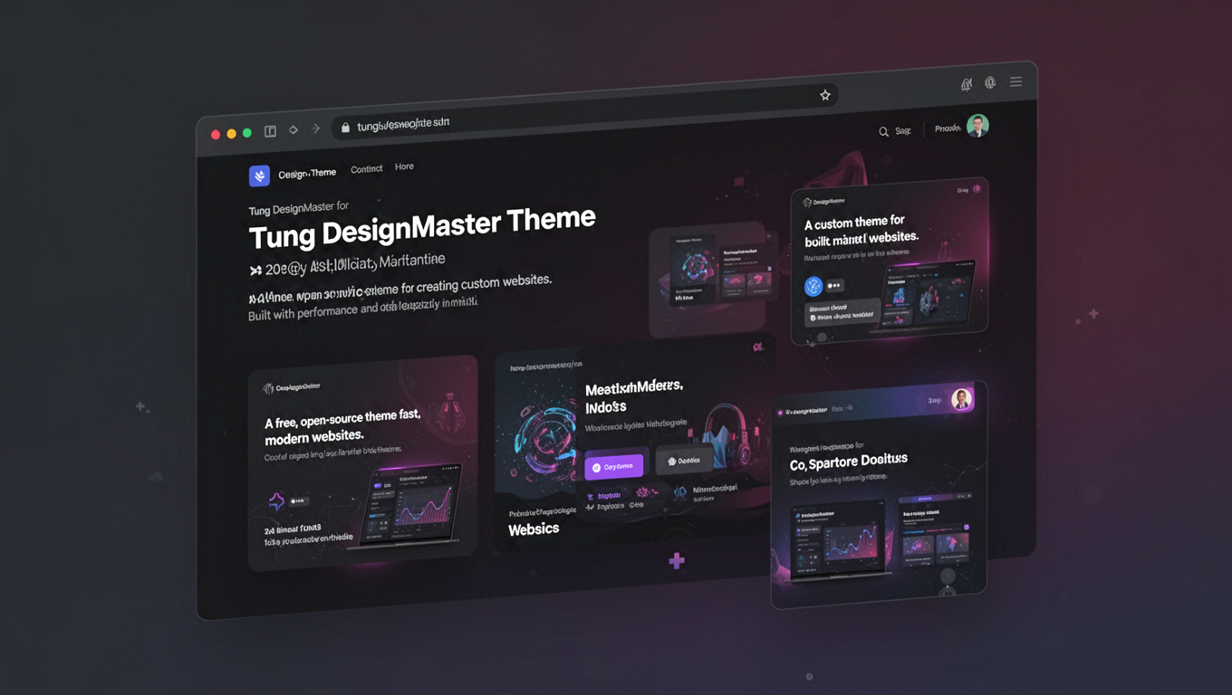 Preview of Tung DesignMaster Theme