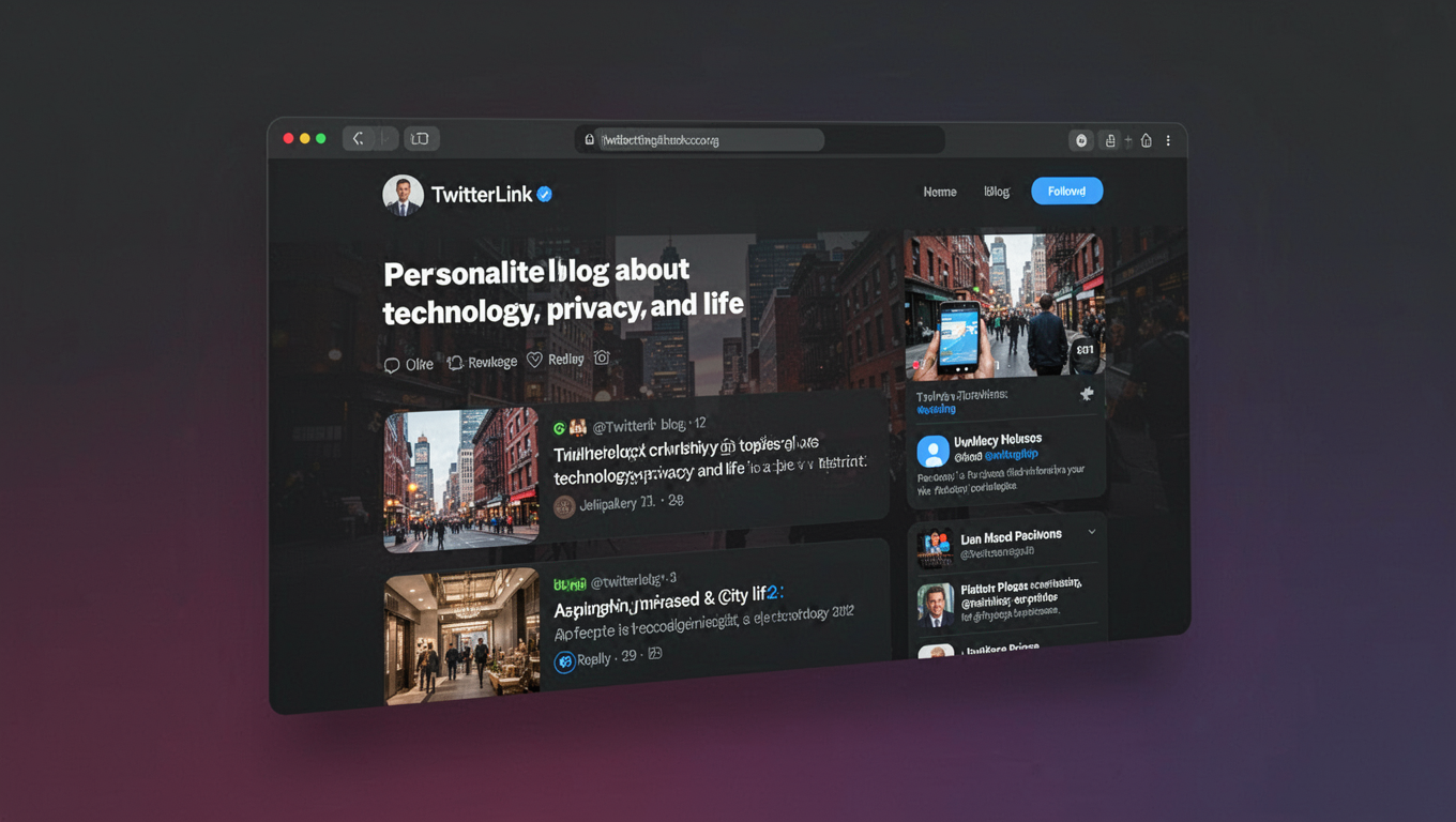 Preview of TwitterLink