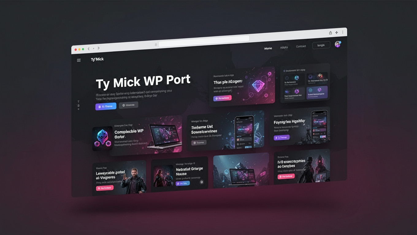 Preview of Ty Mick WP Port