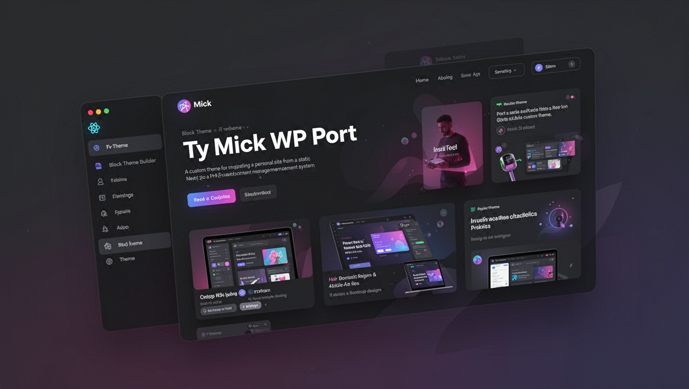 Preview of Ty Mick WP Port