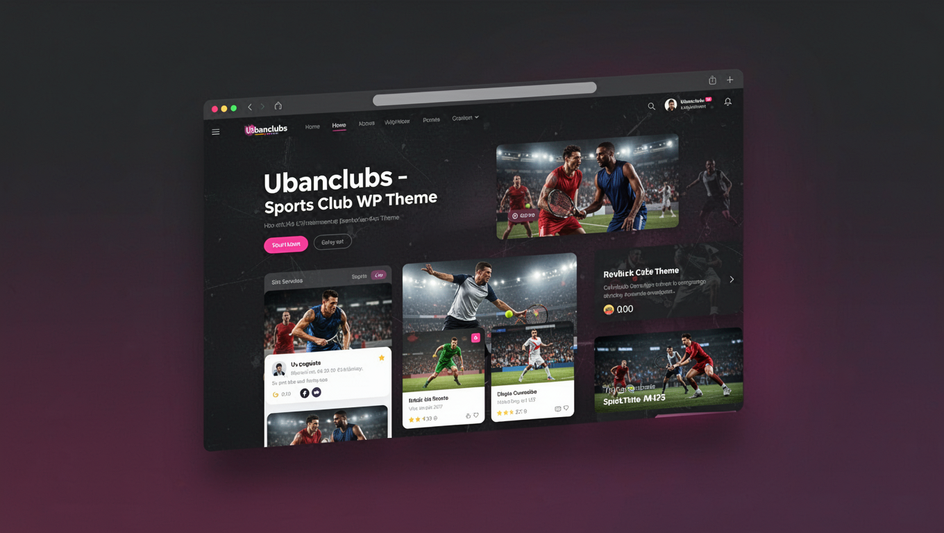 Preview of Ubanclubs - Sports Club WP Theme