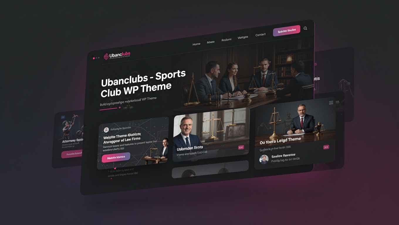 Preview of Ubanclubs - Sports Club WP Theme