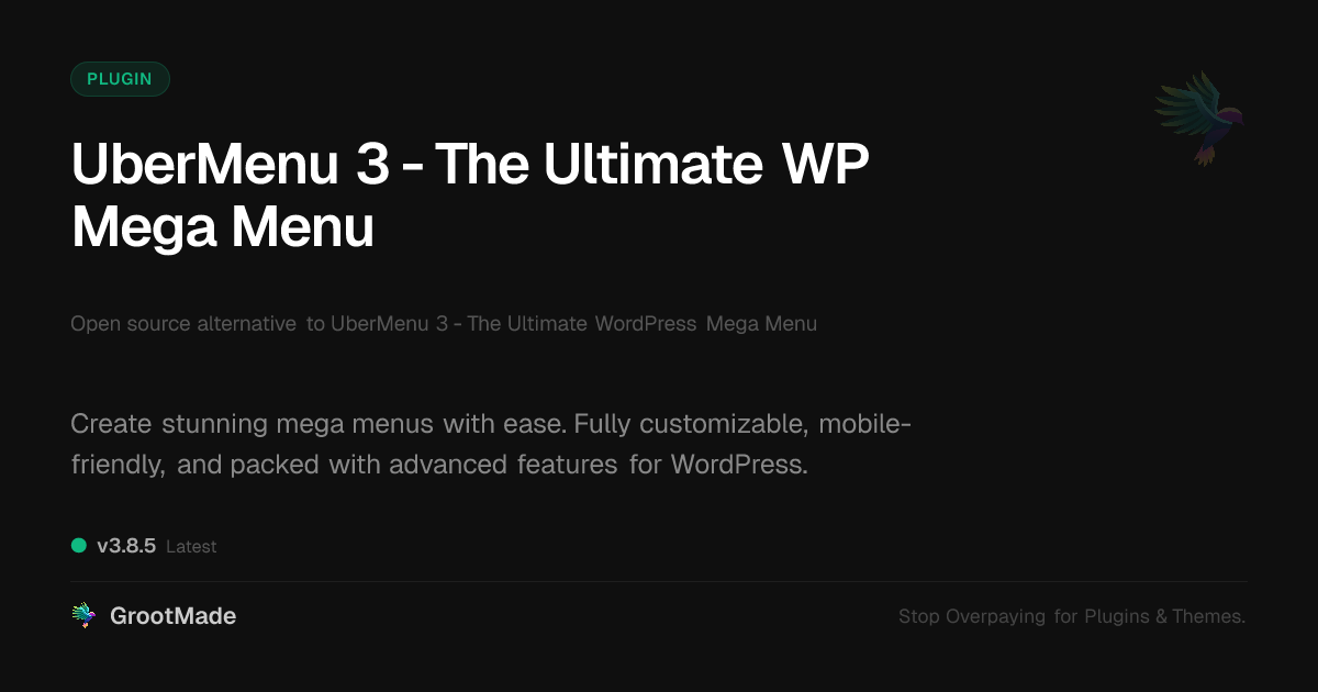 Preview of UberMenu 3 - The Ultimate WP Mega Menu