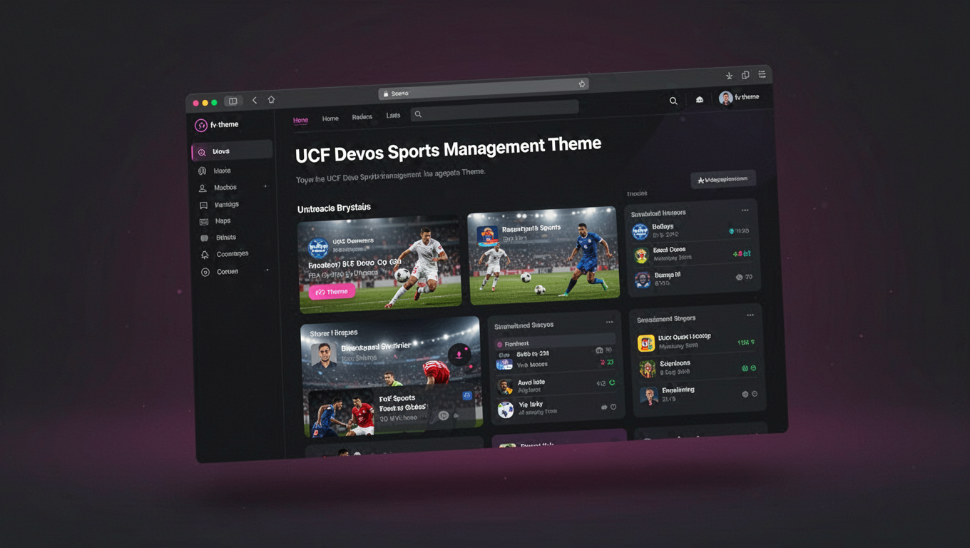Preview of UCF Devos Sports Management Theme
